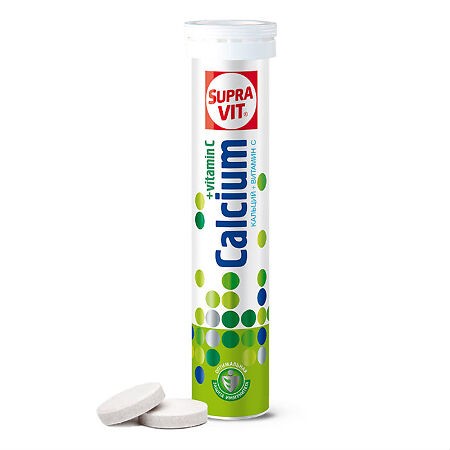 ФОРТЕКС - Supra Vit Кальций+Витамин С 300мг №20 таблетки шипучие