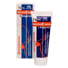 Диклогель 75мл гель для суставов (Диклофенак и Бадяга)