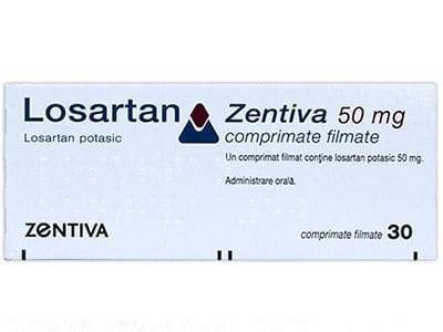 Лозартан 50мг №30 таб.п/о