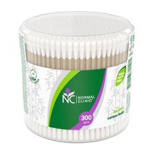 Ватные палочки NORMAL CLINIC №300 в коробке Бамбук