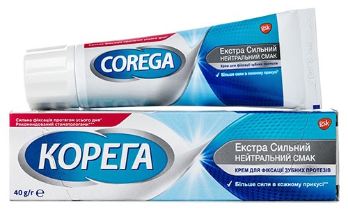 Корега Экстра сильный для фикс.зубн.протезов 40г (Классический вкус) КВ