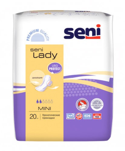 Прокладки Seni Lady Mini урологические 2 кап. №20