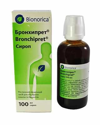 Бронхипрет 100мл сироп, жидкость для приема внутрь