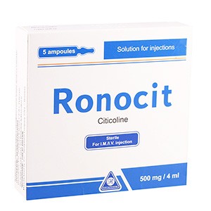 Роноцит 500мг/4мл №5 р-р д/ин (цитиколин)