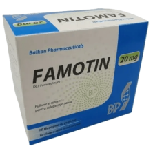 Фамотин 20мг 5мл + р-ль NCl 5мл №10 порош. д/пригот. р-ра д/ин.