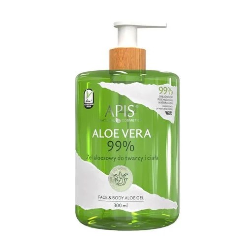 APIS - Гель Алоэ для лица и тела 300мл Natural Aloe (код 6136)
