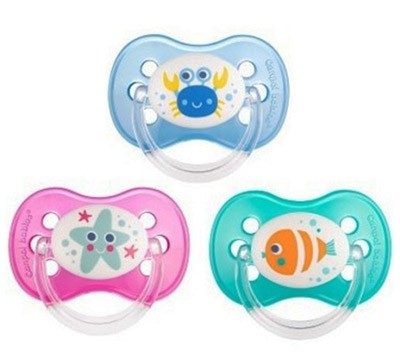 CANPOL - Пустышка латексная А круглая Подводный Мир