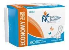 Прокладки НОРМАЛ Клиник ежедн.Эко SMALL Single №40шт