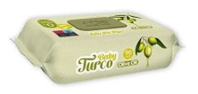 Салфетки влажные TURCO Olive Oil №90 детские с крышечкой