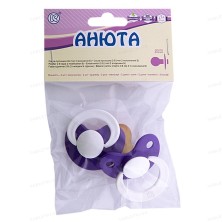 Соска-пустышка Анюта тип 2-Б латексная с кольцом