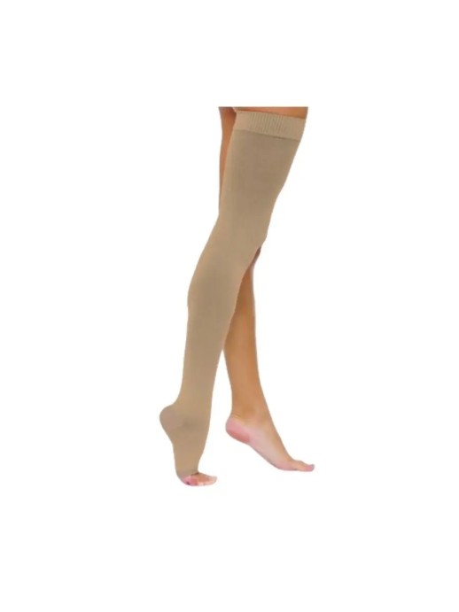Чулок компрессионный до бедра №5 (обхват голени 42-47см) Кремовый 3класс компрессии