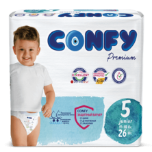 CONFY - Подгузники детские Premium Junior 5 №26 (11-18кг)
