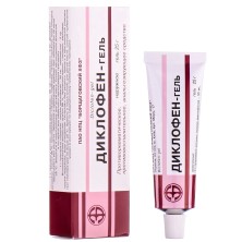 Диклофен гель 30мг/5мг/1г 25г (диклофенак натрия + левоментол)