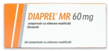 Диапрел MR 60мг №60 таб.с модифиц.высвобождением (Гликлазид)