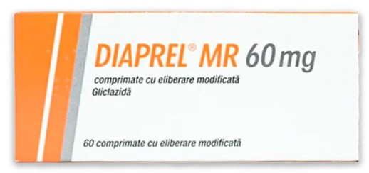 Диапрел MR 60мг №60 таб.с модифиц.высвобождением (Гликлазид)