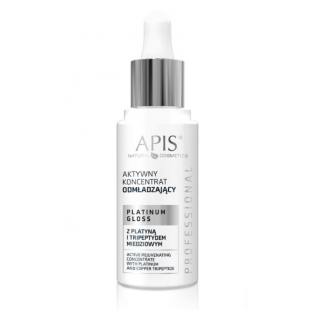 APIS - Концентрат Омолаживающий 30мл Platinum Gloss с трипептидом меди и ниацинамидом (код 53935)