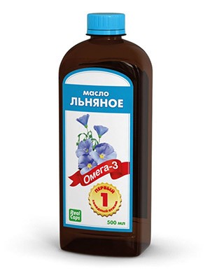 Масло Льняное 500мл первый холодный отжим