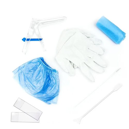 Набор гинекологический №3 р-р М стер.(пеленка,зеркало,перчатки,щеточка,бахилы)