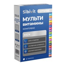 Мультивитаминный комплекс для Мужчин Sibivit №30 таб. БАД