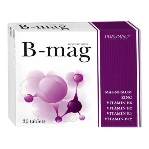 B-MAG №30 таб (комплекс магния,цинка,витаминов группы В)