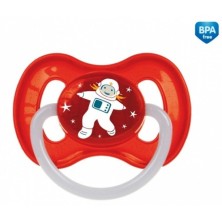 CANPOL - Пустышка латексная В круглая Космос светится в темноте