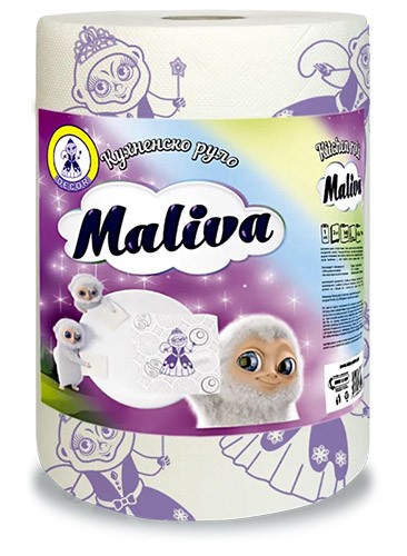 Полотенце бумажное Maliva Monorol Printed №1 (2х-слойная)