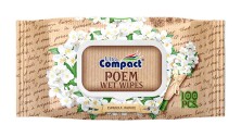 Салфетки влажные Ultra compact №100 Poem ESPANOLA JASMINE с крышечкой