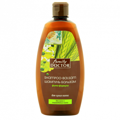 Шампунь-Бальзам FAMILY DOCTOR Фито-формула д/объёма волос 500мл