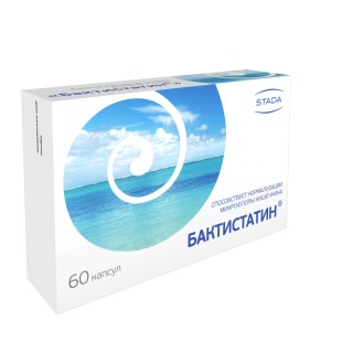 Бактистатин 0 5г №60 капс.(пробиотик и энтеросорбент)