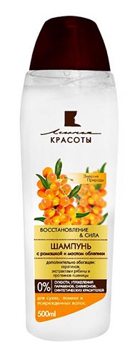 Шампунь Линия Красоты Восстановление и Сила с ромашкой 500мл