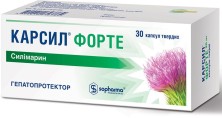 Карсил Форте 90мг №30 капс (Силимарин) гепатопротектор