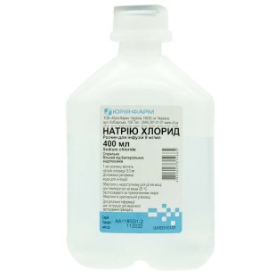 Натрия хлорид 0,9% 400 мл