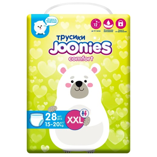 Подгузники - трусики JOONIES COMFORT XXL №28 (15-20кг)