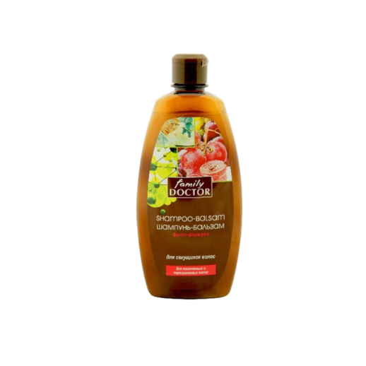 Шампунь-Бальзам FAMILY DOCTOR Фито-формула д/посеченных волос 500мл