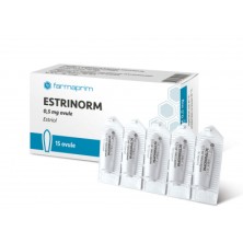 Эстринорм 0,5мг №15 супп.ваг. (Эстриол)