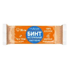 Бинт 7м Х 14см н/стерильный