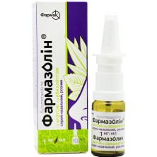 Фармазолин с Мятой и Эвкалиптом 0,1% спрей назальный 10мл