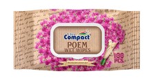 Салфетки влажные Ultra compact №100 Poem ITALIAN BOUGANVILLEA с крышечкой