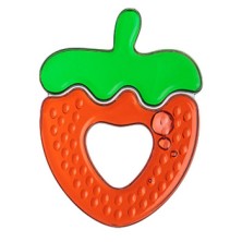 Прорезыватель Клубника серии Будь Здоров! водонаполненный