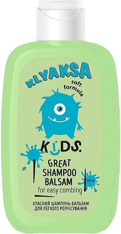 Шампунь-бальзам Клякса Легкое расчесывание 250мл
