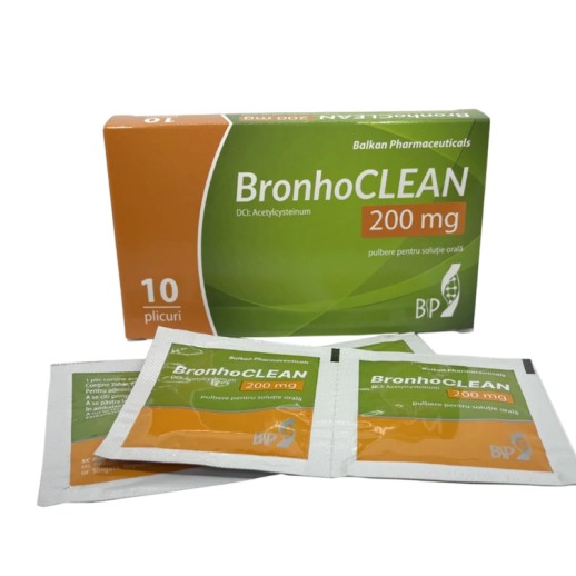 Бронхоклин 200мг 3г №10 пак. (Ацетилцистеин)