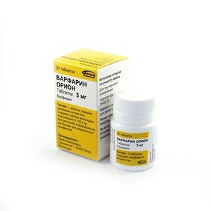 Варфарин Орион 3мг №30 таб. антикоагулянт