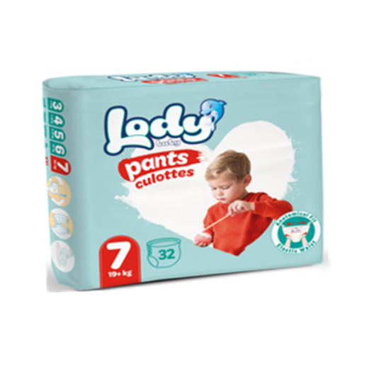 Подгузники - трусики LODY BABY 7 XXL №32 (19+кг) JUMBO PACK PANTS