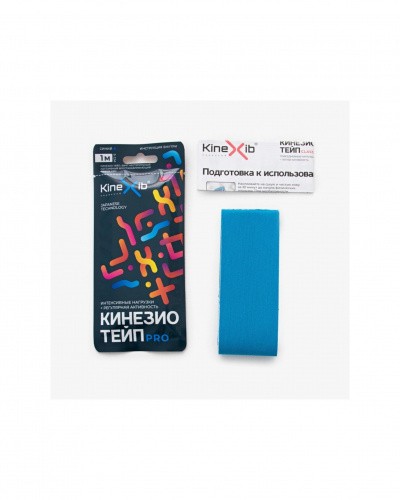 Бинт адгезивный (Кинезио-Тейп) 1м х 5см восстанавливающий нестерильный (синий)
