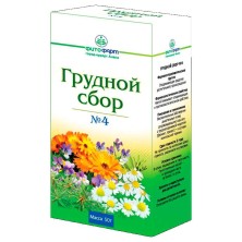 Грудной сбор №4 50г (ромашка,багульник,календула,фиалка,солодка,мята)