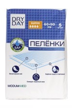 Пеленки детские Драй Дей 60х90см №5 (0+)