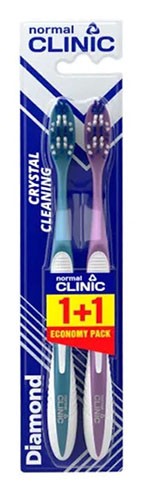 Зубная щетка Нормал Клиник Diamond Crystal cleaning 2шт