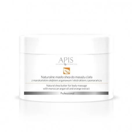 APIS - Масло Ши Натуральное д/ массажа с мароканским и аргановым маслом+экт. Апельсина 200мл (51535)