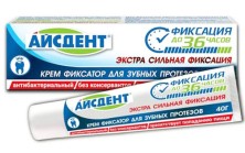 Айсдент Экстрасильный крем для фиксации зубных протезов 40г