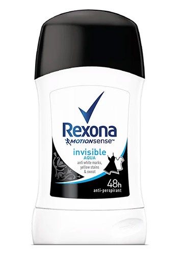 Дезодорант REXONA стик женский 40мл Invisible Aqua